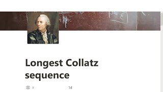 014 - Longest Collatz sequence - Project Euler Challenge - JavaScript freeCodeCamp