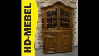 www.HD-MEBEL.pl *** WITRYNA Z KOMODĄ DĘBOWA SZER. 140 CM