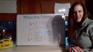 3rd Grade Math 10-1 Multiplication Patterns