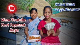 Phela payment aane ki khusi me mai sab ko Laddu khilayi //anu minj