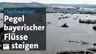 Hochwasser: Pegel bayerischer Flüsse steigen | BR24