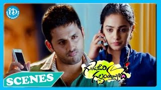 Gunde Jaari Gallanthayyinde Movie Back to Back Love Scenes - Nitin - Nitya Menon