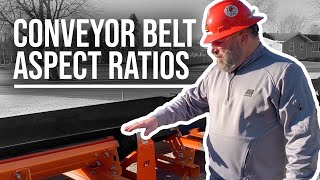 Top and Bottom Conveyor Belt Cover Aspect Ratio