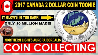 2017 Canada 2 Dollar Coin Toonie It Glows in The Dark!