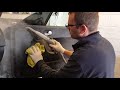 cleaning a really dirty audi car