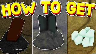 HOW TO FIND ALL ORE LOCATIONS (Copper, Silver, Platinum, Iron, Gold) in RUNE SLAYER! ROBLOX