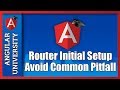 💥 Angular Router Configuration - Avoid A Pitfall Right From The Start, Setup Router Debugging