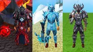 All Dyed T92 Weapons and Armour (Third-age, Blood, Ice, Shadow and Barrows) – RuneScape 3