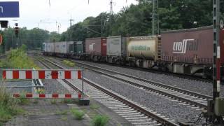 Vossloh G2000 BB Intermodal Train at Viersen 23 06 15