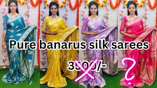 ప్యూర్ బనారసి శిల్క్ #fancysareesonline #onlineshopping #georgettesaree #partywear #branded