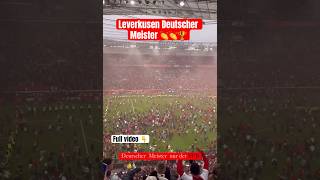 Bayer Leverkusen wurde Deutscher Meister 2023/2024 🏆 & Leverkusen vs Werder Bremen 5-0 & 14/04/2024
