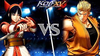 【KOF15】Nakoruru vs Ryo  ナコルル vs リョウ坂崎 THE KING OF FIGHTERS 15 ザ・キング・オブ・ファイターズ 15