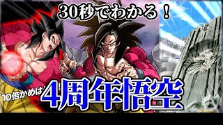 【ドッカンバトル】30秒で分かる4周年悟空【比較】