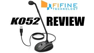 Fifine K052 Mic Review, Test, Comparison