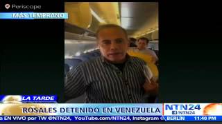 Estas fueron las últimas palabras de Manuel Rosales antes de ser detenido tras llegar a Venezuela