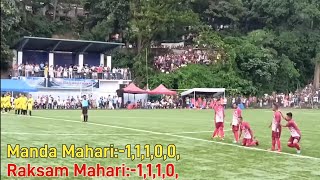 Penalty Kick Manda Mahari VS Raksam Mahari || Football Tournament Final at Chandmari Playground