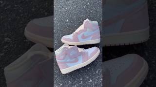 First look at the women's Air Jordan 1 High 'Washed Pink' releasing on April 22nd #sneakers #jordan1