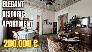 Elegant historic apartment situated in a beautiful nineteenth-century palazzo. Atessa