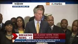 De Blasio: We will work relentlessly for change