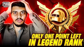 1 point remaining for legend / Ultimate Royal / PUBG Mobile