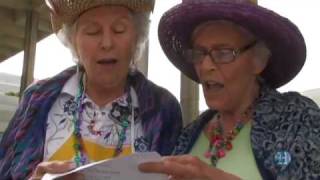 Raging Grannies want BP to pay