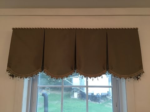 Step 9 How To Board Mount Your Scalloped Valance Step 9 How To Board Mount Your Scalloped Valance