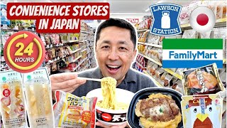 24 HOURS OF JAPANESE CONVENIENCE STORE FOOD 🇯🇵 LAWSON AND FAMILY MART