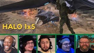 Reactors Reaction to MASTER CHIEF Taking Out the Covenant in Halo 1x5 Reckoning