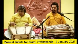 Pt.Dishari Chakraborty I Santoor I Nishaant Singh I Pakhawaj I Musical Tribute to Swami Vivekananda