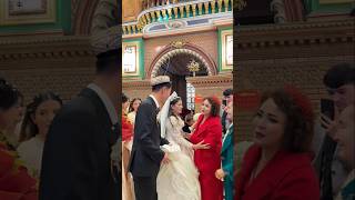 Uyghur bride marries Han Chinese groom #uyghurculture# Uyghurlife