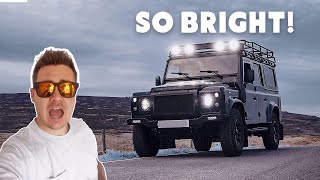 INSTALLING SPOTLIGHTS ON MY LAND ROVER DEFENDER