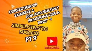 Correcttion of example 2 in Pt 9