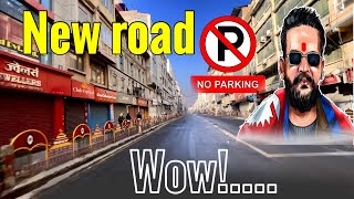 newroad Kathmandu after no parking| newroad Kathmandu laftar balen shah action |dharahara parking