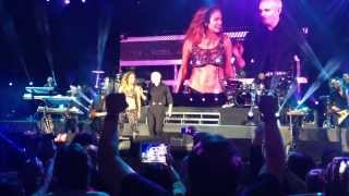 Pitbull with Jennifer Lopez hollywood bowl 2013 [Live It Up & Give Me Everything]