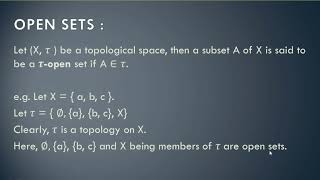 Open sets ,closed set and neighbourhood system of a topological space