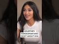 For once Kim Kardashian agrees with Kourtney Kardashian and she started to go to therapy #shorts