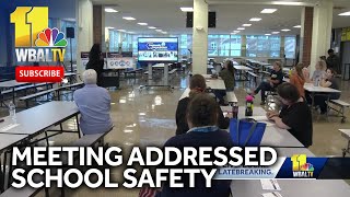 Meeting held to address school safety in Baltimore County