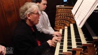 Saint-Sulpice organ, D ROTH and Y LIORZ0U play Hesse 4-hand Fantaisie (6 Feb 2011)