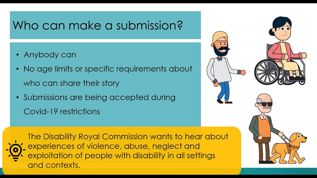 Preparing A Submission For The Disability Royal Commission - YouTube