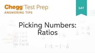 SAT prep - SAT Answering Tips: Ratios - Chegg Test Prep