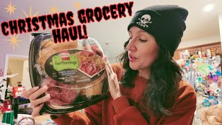 VLOGMAS Day 20!🎄 HUGE Christmas Grocery Haul🖤 + Winter Horror Coloring Book!🖍️