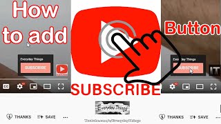 How to add Subscribe Button or Video Watermark on YouTube Videos