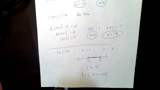 Math 103 Absolute Values