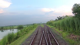 On Board Journey - Majhgram Junction To Ishwardi Junction Station || View From Front Of Diesel Loco