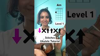 EASY Stitches Shawn Mendes Ukulele Tutorial #shorts