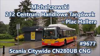 Michalczewski - linia 212, Scania Citywide CN280UB CNG #9677