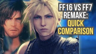 FF16 vs FF7 Remake: Quick Comparison