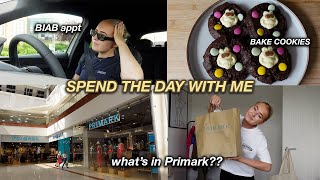 spend the day with me | what's in Primark, baking cookies + new BIAB nails