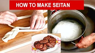 Seitan (mock meat)- How to make it at home from scratch