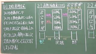 【解説動画】無機化学／金属／沈殿溶解反応（その１）